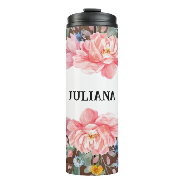 Bouteilles Isothermes Thermal Tumbler Floral (Devant)