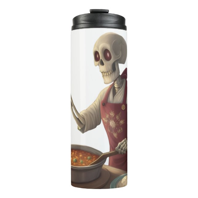 Bouteilles Isothermes Thermal Tumbler - Skeleton Cooking Class | Funny H (Devant)