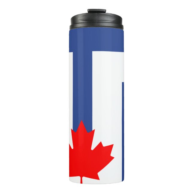 Bouteilles Isothermes Thermal Tumbler with flag of Toronto, Canada (Devant)