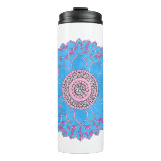 Bouteilles Isothermes Thermal Tumbler with Mandala Design 