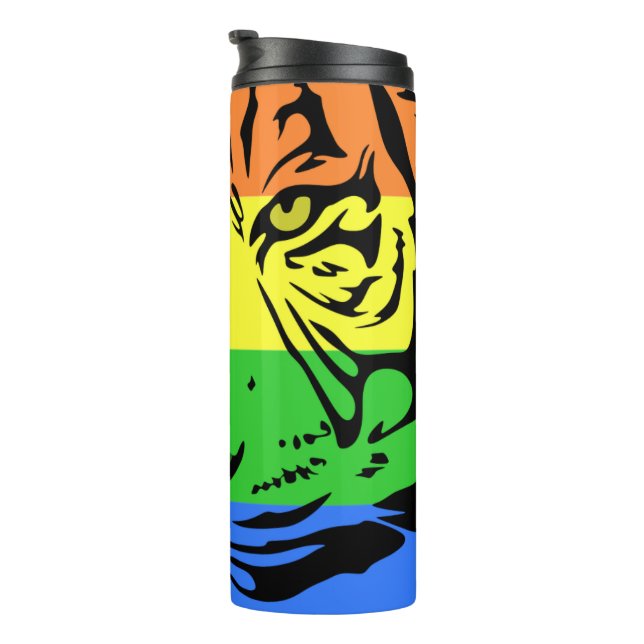 Bouteilles Isothermes Tigre arc-en-ciel (Tourné sur la droite)