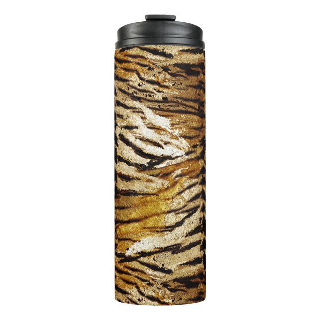Bouteilles Isothermes Tigre skin, stylish, tigre, striped, animal print (Devant)