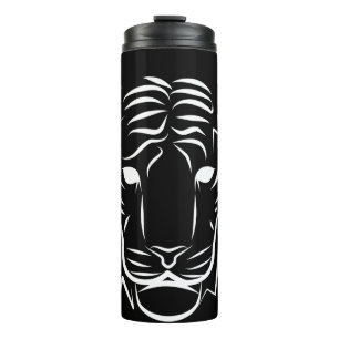 Bouteilles Isothermes Tigre tribal noir et blanc