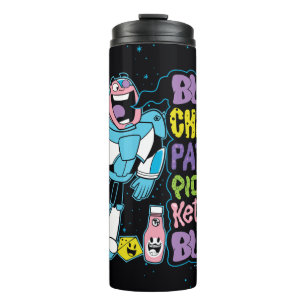 Bouteilles Isothermes Titans Ados, allez ! Cyborg Burger Rap