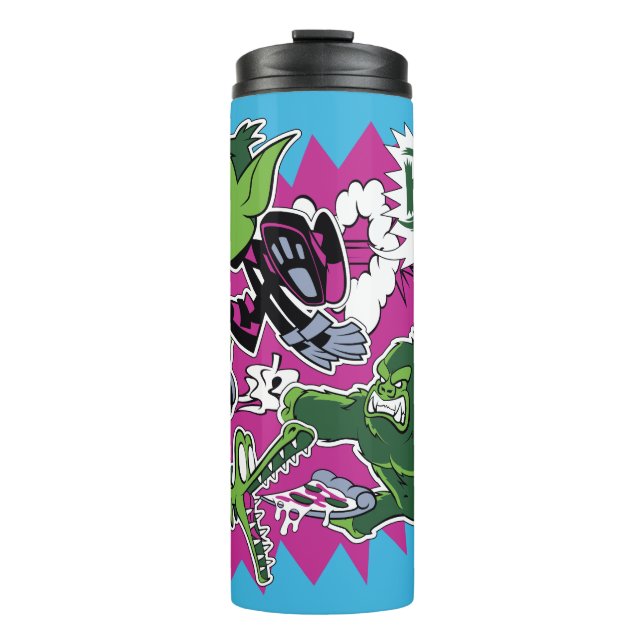 Bouteilles Isothermes Titans Ados, allez ! | Les Shapeshifts Beast Boy (Devant)