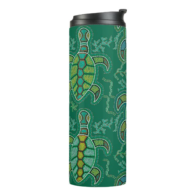 Bouteilles Isothermes Tortuga des Caraïbes (Tourné sur la gauche)