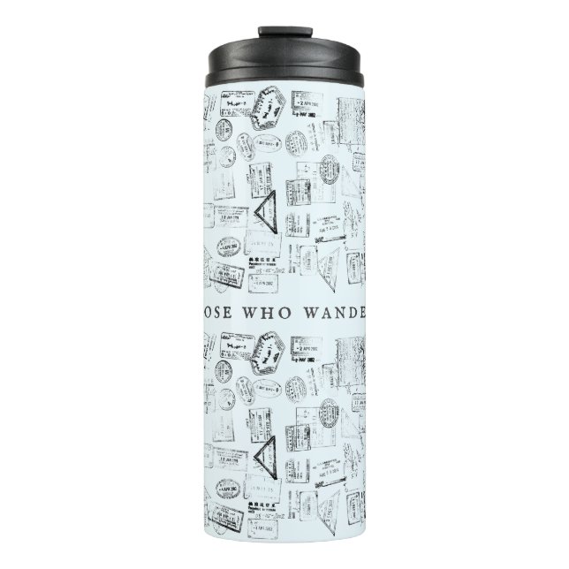 Bouteilles Isothermes Tous ceux qui errent ne sont pas des timbres-poste (Devant)