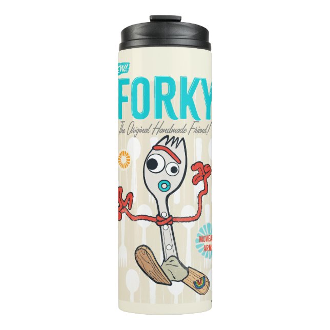 Bouteilles Isothermes Toy Story 4| Publicité Retro Forky Toy (Devant)