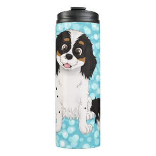 Bouteilles Isothermes Tri Coloré Cavalier King Charles Spaniel   