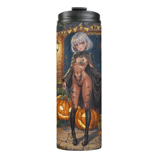 Bouteilles Isothermes Trick ou le traitement, Brave Halloween Costume Gi (Devant)