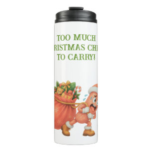 Bouteilles Isothermes Trop de joie de Noël à transporter ! Salami