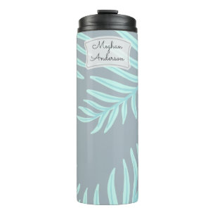 Bouteilles Isothermes Tropical Pastel Feuilles Monogram Thermal Tumbler