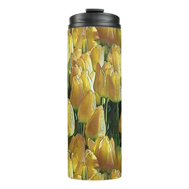 Bouteilles Isothermes Tulips Sunshine Yellow (Devant)