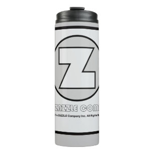 Bouteilles Isothermes Tumbler avec logo de la marque (Zazzle)