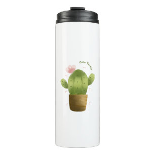 Bouteilles Isothermes Tumbler de voyage Cactus Mignon – Coupe Kawaii Suc