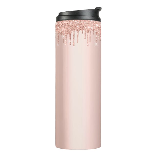Bouteilles Isothermes Tumbler en acier inoxydable or rose 20oz (Tourné sur la gauche)