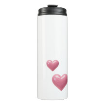 Tumbler Saint-Valentin Cœur Rose