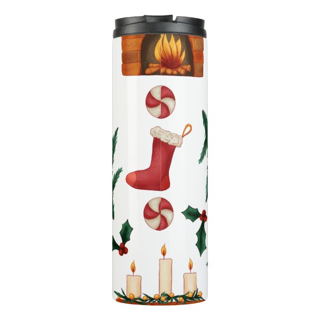 Bouteilles Isothermes Tumbler Sublimation Designs chauffage intérieur dé (Dos)