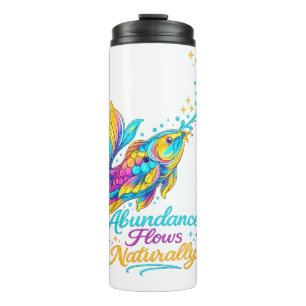 Bouteilles Isothermes Tumbler Thermique Abondance Poisson Koi Coloré