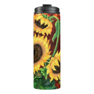 Bouteilles Isothermes Tumbler Thermique des tournesols