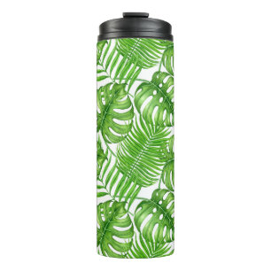 Bouteilles Isothermes Tumbler thermique feuille tropical