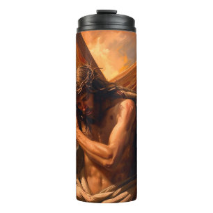Bouteilles Isothermes Tumbler Thermique Jésus Porte La Croix