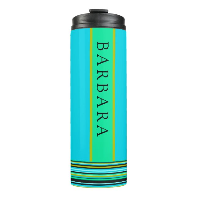 Bouteilles Isothermes Tumbler Thermique Sarcelle Personnalisé (Devant)