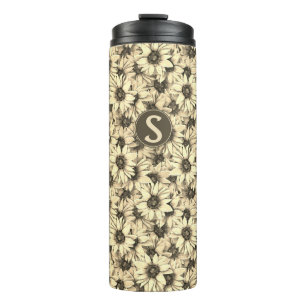 Bouteilles Isothermes Tumbler Thermique Ton Sépia Charme Vintage Tournes