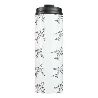 Bouteilles Isothermes Tumblers à motif d'avion