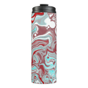 Bouteilles Isothermes Turquoise, Bourgogne, persiennes en marbre rouge e
