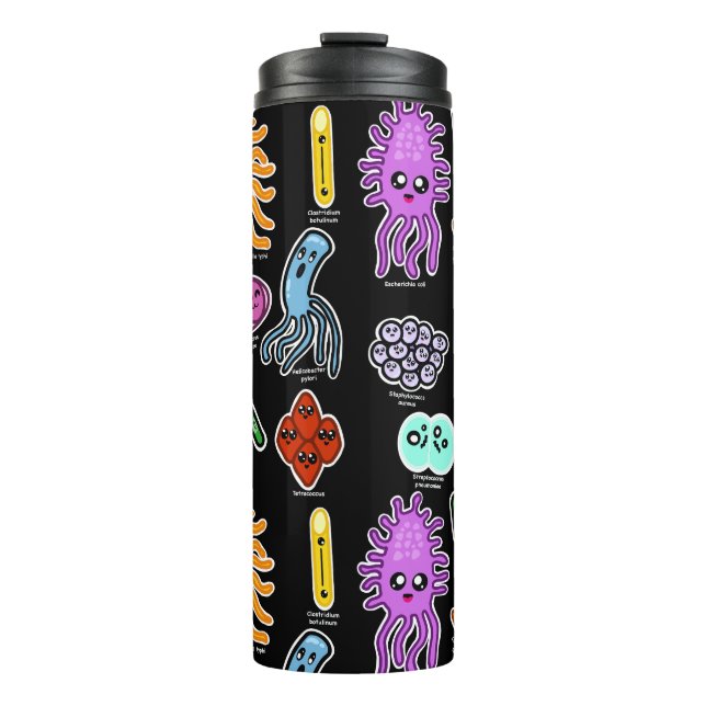 Bouteilles Isothermes Types De Bactéries (Devant)