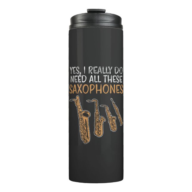 Bouteilles Isothermes Types de saxophone (Devant)