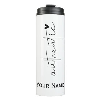Bouteilles Isothermes Typographie simple authentique et moderne