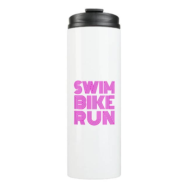 Bouteilles Isothermes Un grand cadeau de Triathlon pour votre ami ou fam (Devant)