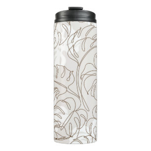 Bouteilles Isothermes Une espèce miniature botanique en seamless. Tropic