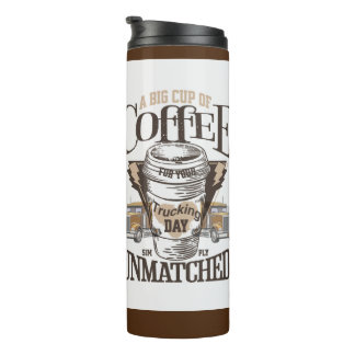 Bouteilles Isothermes Une grosse tasse de café est une tumbler inégalée
