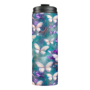 Bouteilles Isothermes Une série de papillons mystiques Design 1