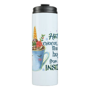Bouteilles Isothermes Unicorne au chocolat chaud Cosy Unicorn Winter