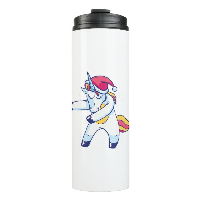 Bouteilles Isothermes Unicorne de Noël (Devant)