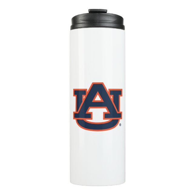 Bouteilles Isothermes Université d'Auburn | Auburn UA Logo (Devant)