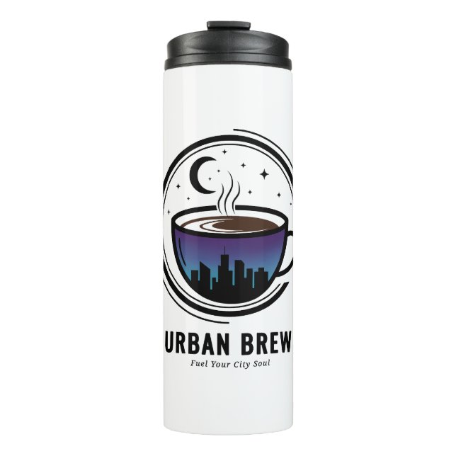 Bouteilles Isothermes Urban Brew City Skyline Coffee (Devant)