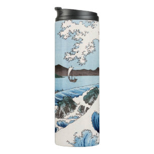 Bouteilles Isothermes Utagawa Hiroshige - Mer au large de Satta, provinc