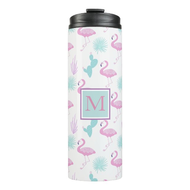 Bouteilles Isothermes Vacances tropicales ⎢ Monogramme Tumbler thermique (Devant)