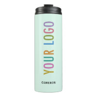 Vacuum du logo personnalisé de 12 oz vert Mint