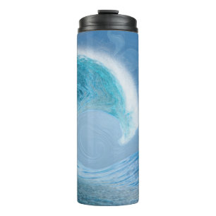 Bouteilles Isothermes Vague Bleue Artistique