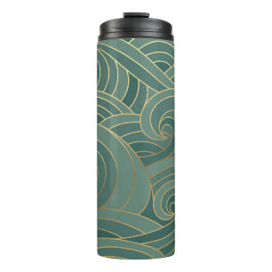 Bouteilles Isothermes Vague d'or : Traditionnel luxe oriental