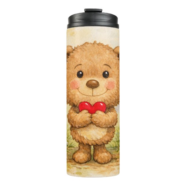 Bouteilles Isothermes Valentine Bear (Devant)