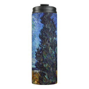 Bouteilles Isothermes Van Gogh Road Avec Cyprès Impressionnisme