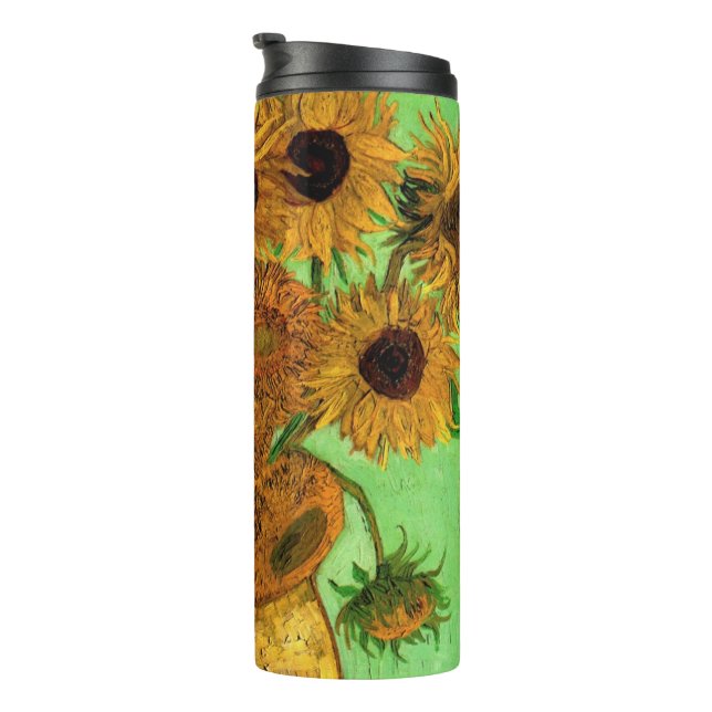 Bouteilles Isothermes Vase with Twelve Sunflowers by Vincent van Gogh (Tourné sur la droite)