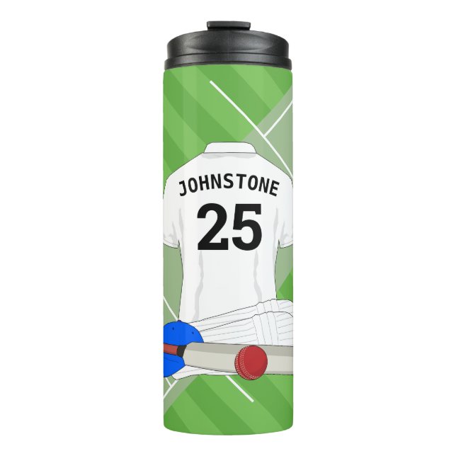 Bouteilles Isothermes Ventilateur/joueur du club de cricket (Devant)